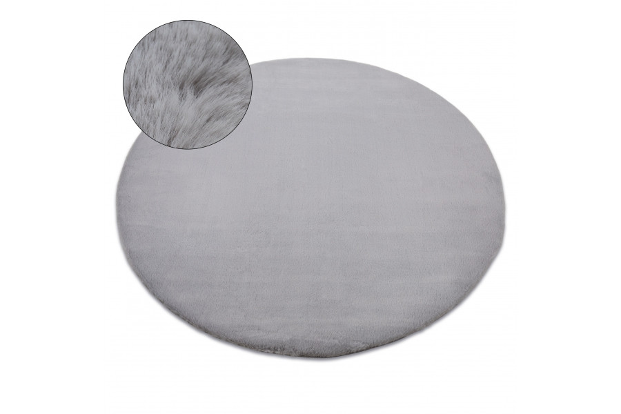 Koberec BUNNY KRUH stříbrný