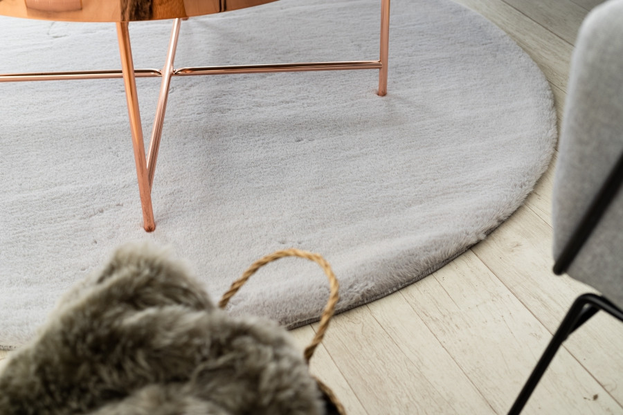 Koberec BUNNY KRUH stříbrný