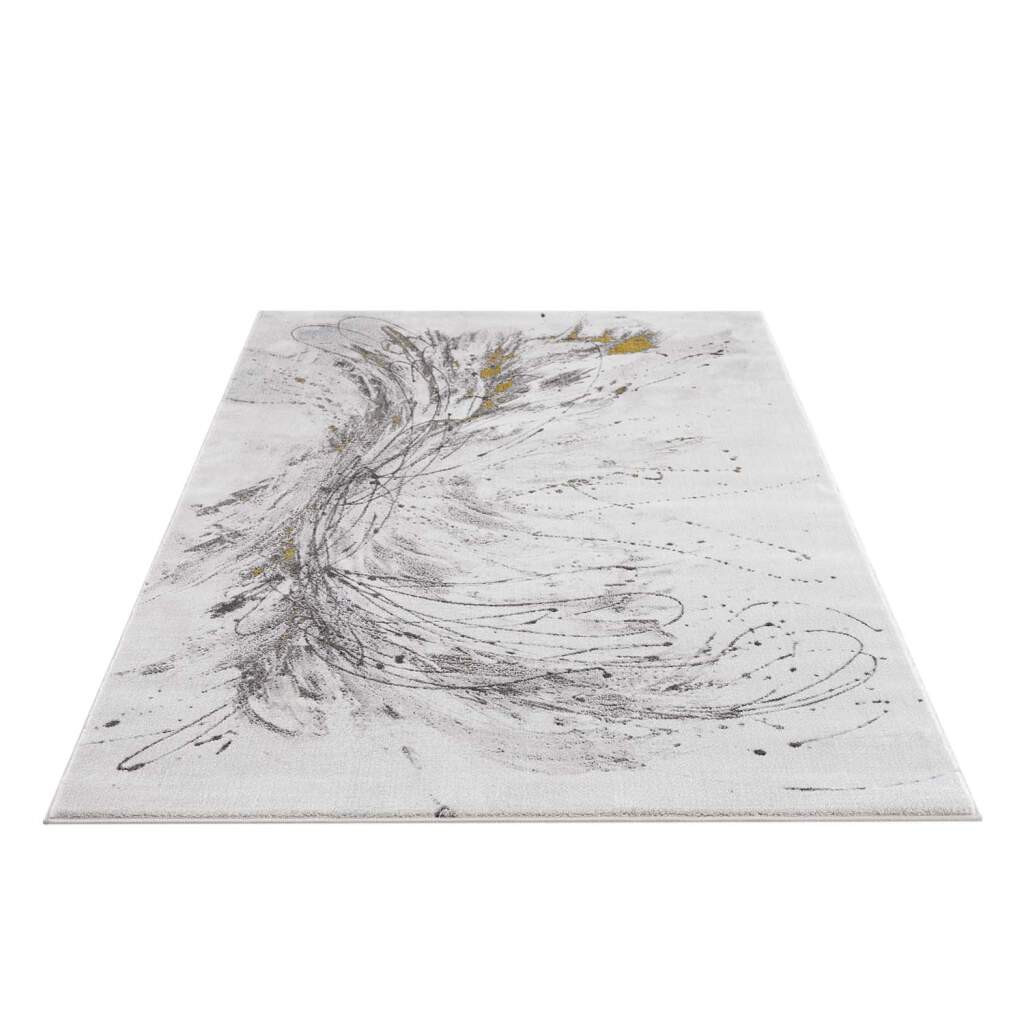 Koberec Chic 199 šedý / zlatý