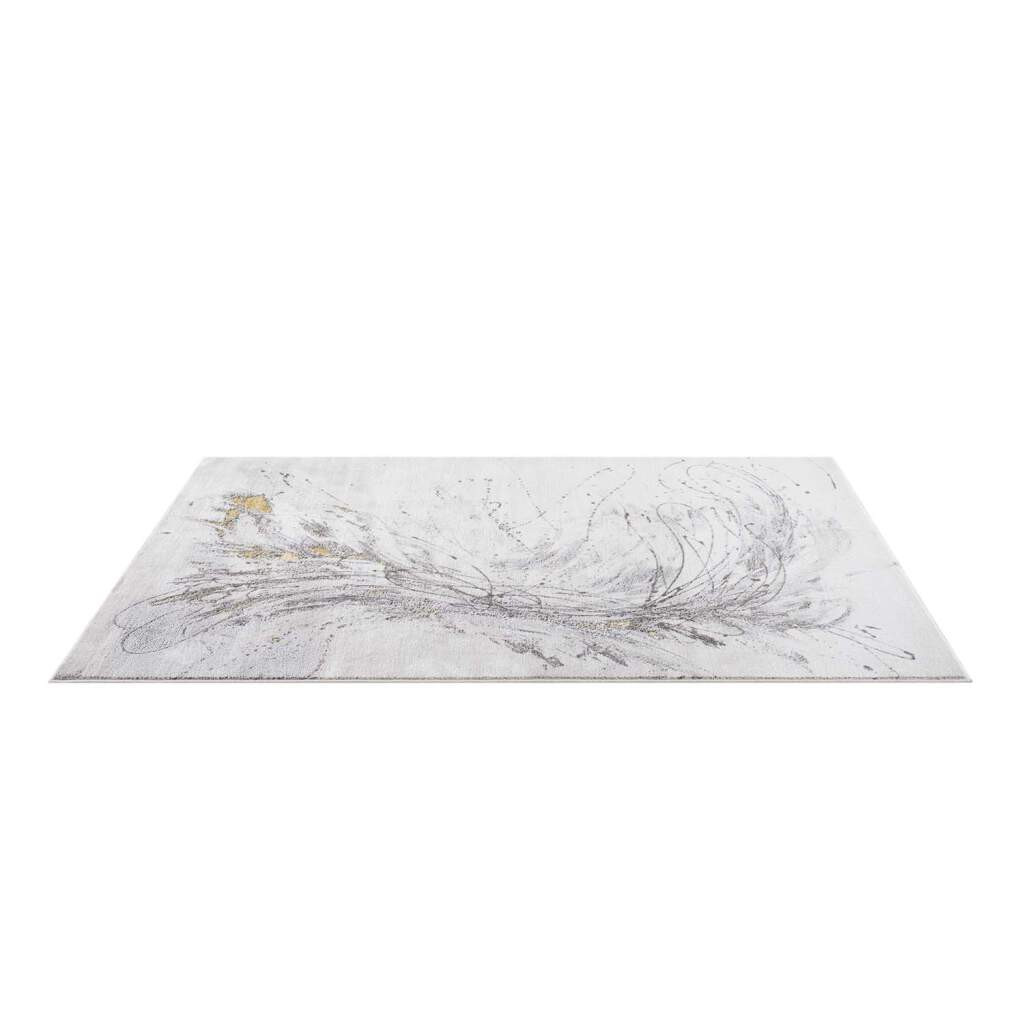 Koberec Chic 199 šedý / zlatý