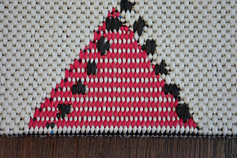 Koberec COLOR 19312/236 SISAL Romby trojúhelníky bílý