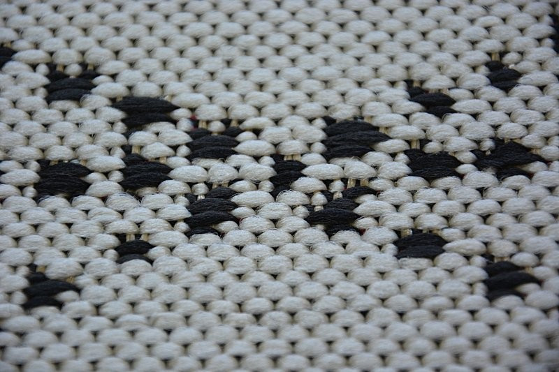 Koberec COLOR 19312/236 SISAL Romby trojúhelníky bílý