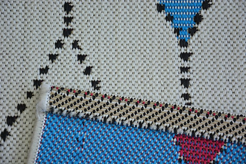 Koberec COLOR 19312/236 SISAL Romby trojúhelníky bílý