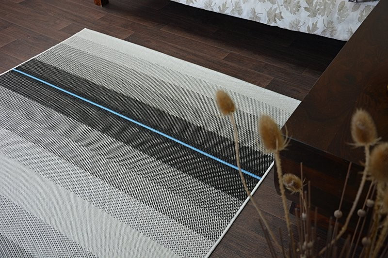 Koberec COLOR 19316/836 SISAL Pásy šedý