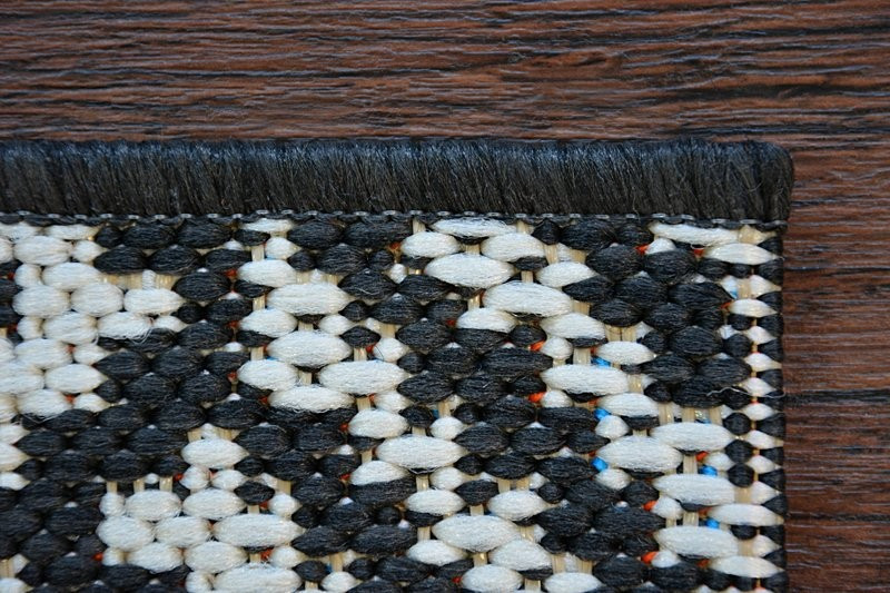 Koberec COLOR 19322/839 SISAL Pásy černý