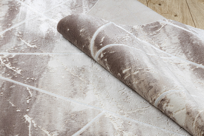 Koberec CORE 1818 Geometrický - sloní kost / bílý