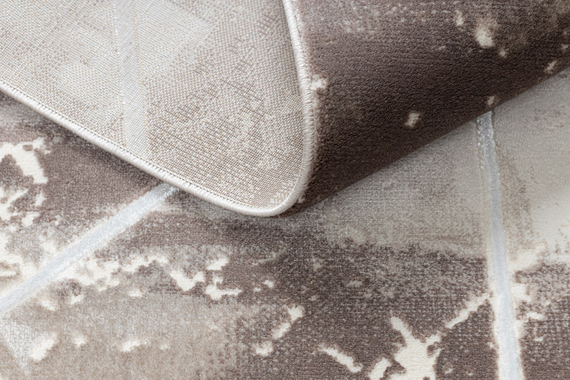 Koberec CORE 1818 Geometrický - sloní kost / bílý