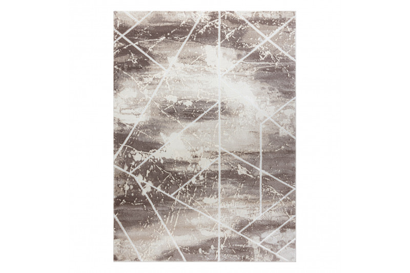 Koberec CORE 1818 Geometrický - sloní kost / bílý