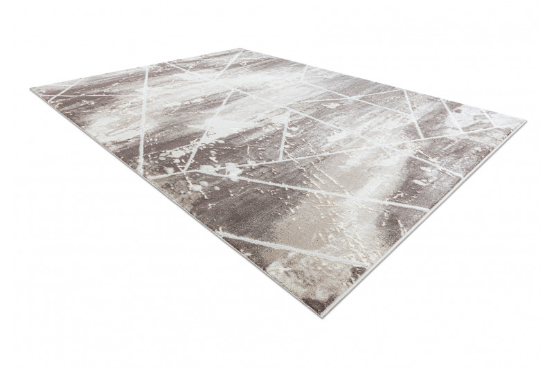 Koberec CORE 1818 Geometrický - sloní kost / bílý