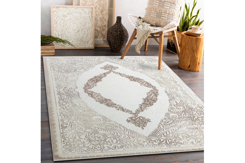 Koberec CORE 8111 Ornament Vintage - béžový