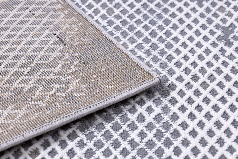 Koberec CORE A004 Ramka - modrý / šedý