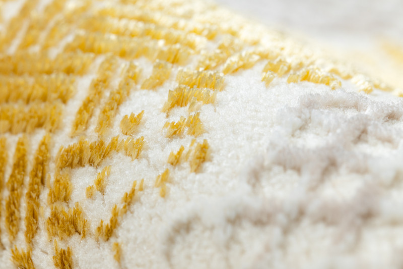 Koberec CORE A004 Ramka - sloní kost / zlatý