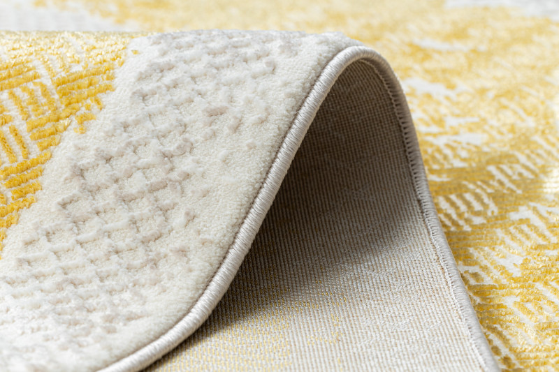 Koberec CORE A004 Ramka - sloní kost / zlatý