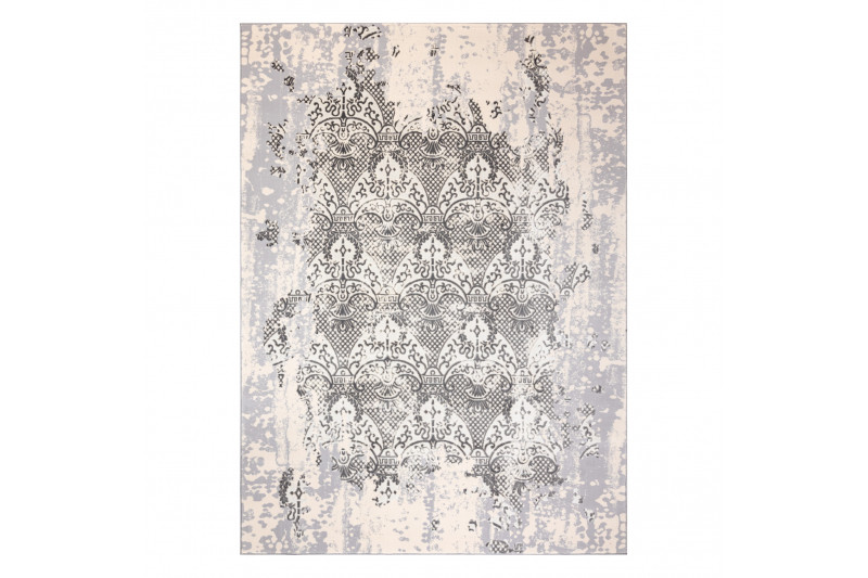 Koberec CORE W3824 Ornament Vintage - krém / šedý