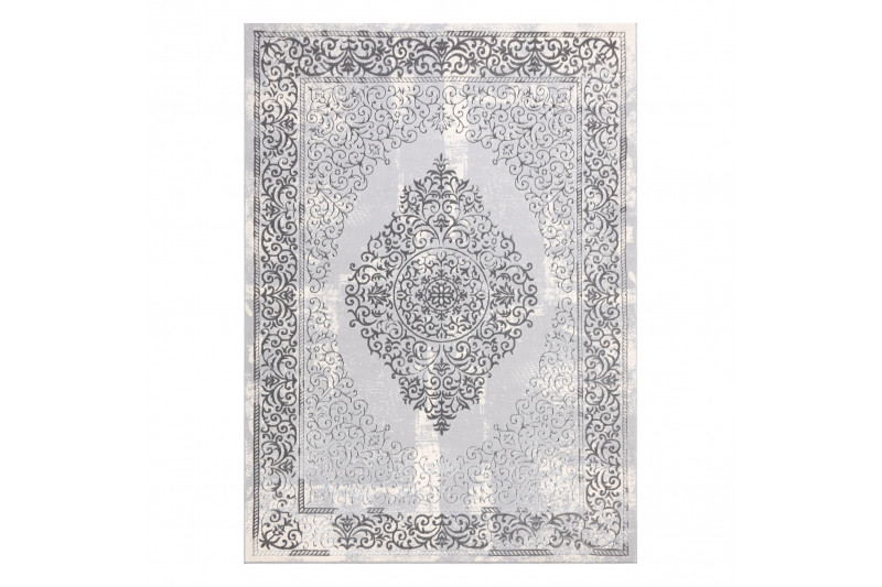Koberec CORE W7161 Rozeta Vintage - šedý
