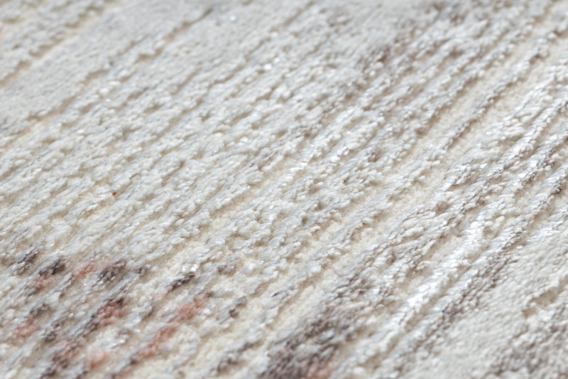 Koberec CORE W9775 Ramka - světlý béž / růžový