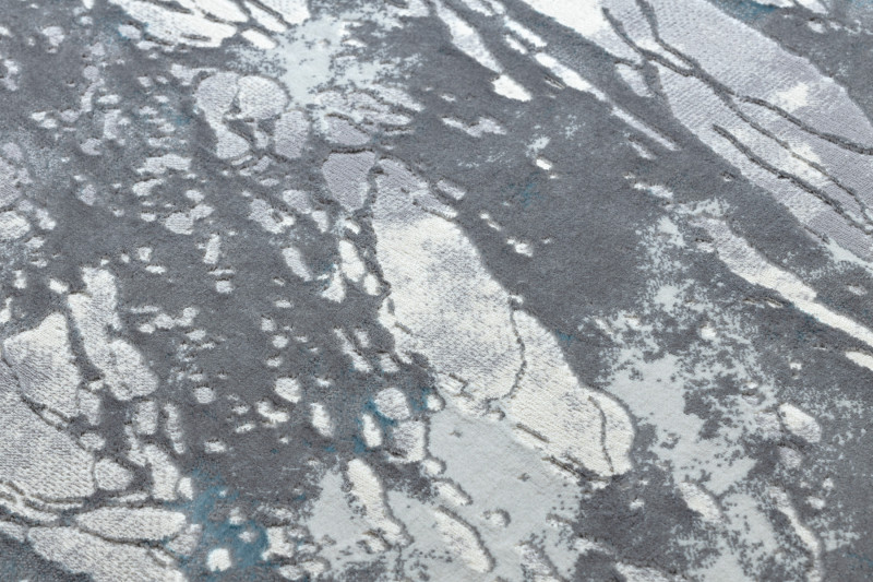 Koberec CORE W9789 Abstrakcia - šedý / modrý