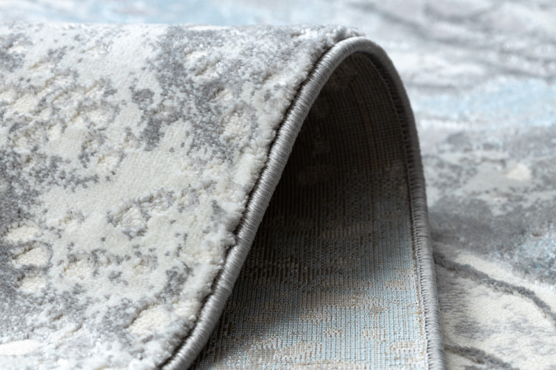 Koberec CORE W9789 Abstrakcia - šedý / modrý