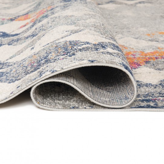 Koberec DENVER A021A FAA - šedý, bílý