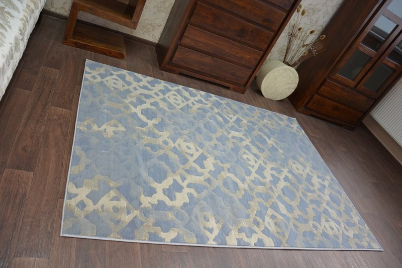 Koberec Drop jasmine 454 L.blue/Fog