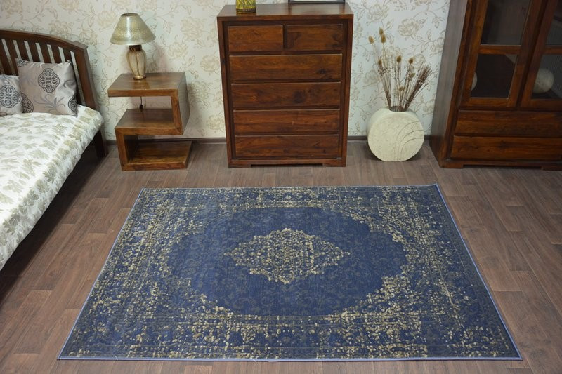 Koberec Drop jasmine 455 D.blue