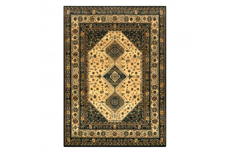 Koberec EDEN KAZAK Ornament smaragd zelený