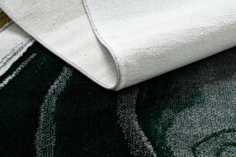 Koberec EMERALD exkluzivní 1017 glamour, styl marmur lahvově zelený/zlatý