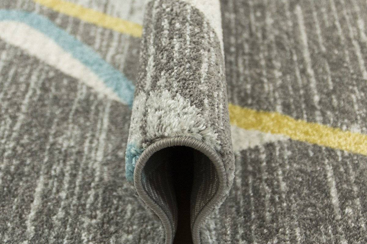 Koberec EMILY 2326A šedý/žlutý