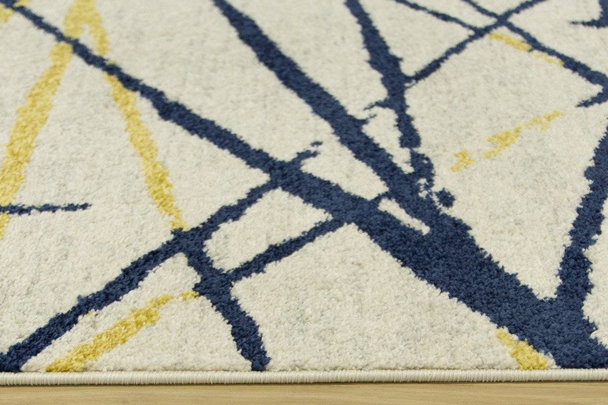 Koberec EMILY 2355A béžový/modrý