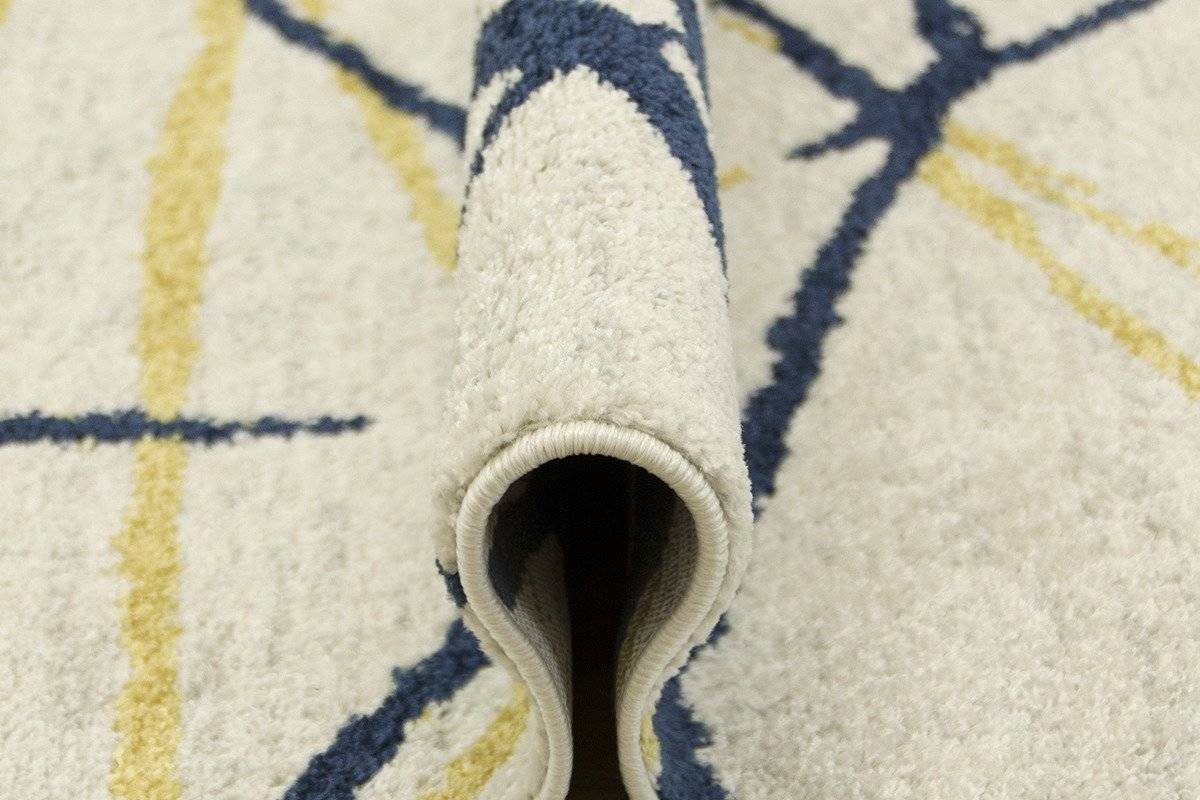 Koberec EMILY 2355A béžový/modrý