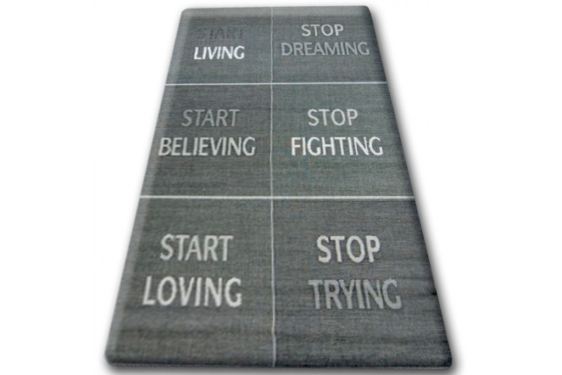 Koberec Floorlux sizal 20275 YOLO Černo/stříbrný