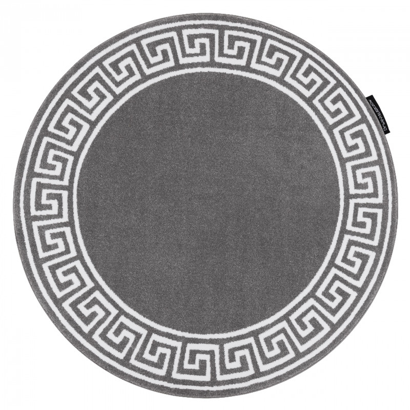 Koberec HAMPTON Grecos kruh šedý