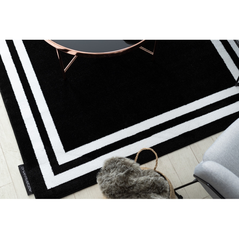 Koberec HAMPTON Ramka černý