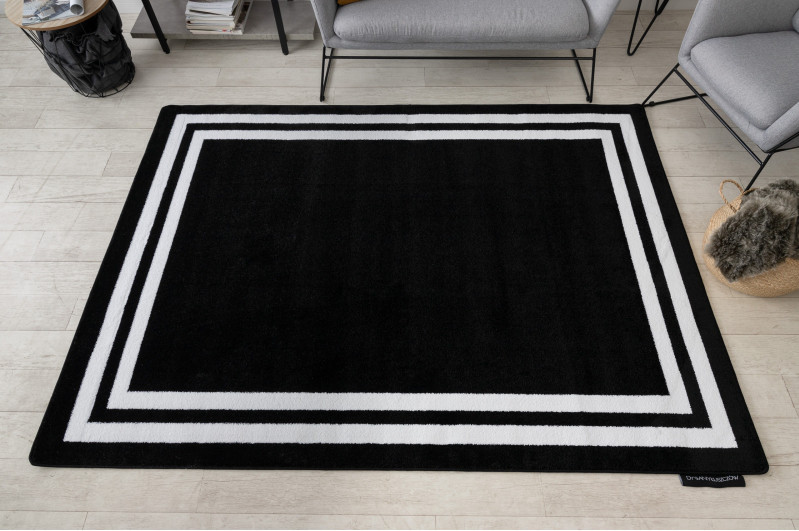 Koberec HAMPTON Ramka černý