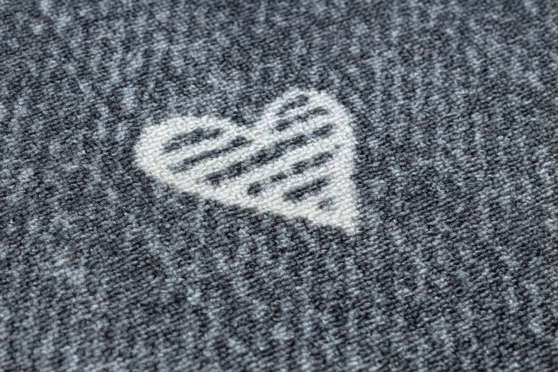 Koberec HEARTS Jeans - šedý