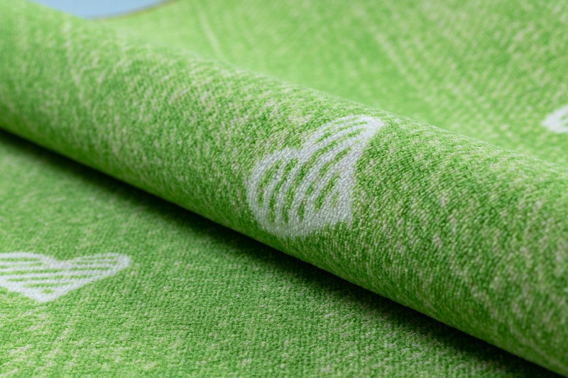 Koberec HEARTS Jeans - zelený