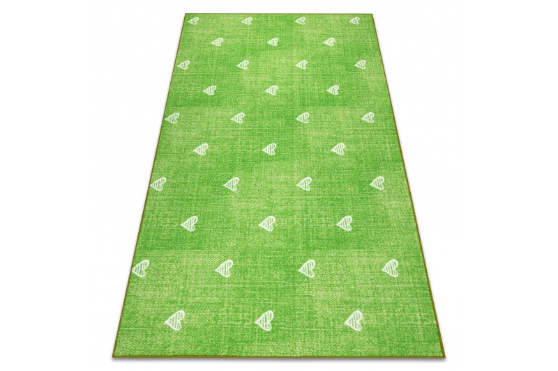 Koberec HEARTS Jeans - zelený