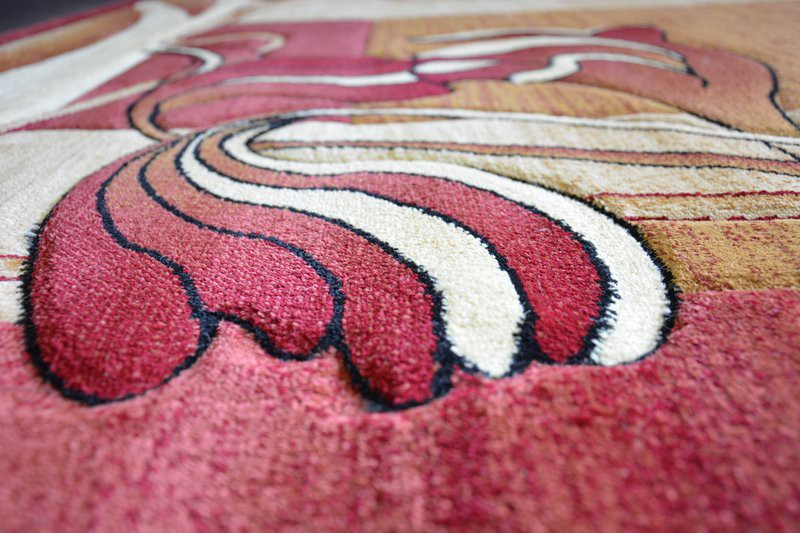 Koberec heat-set KIWI 3763 l.beige/rose