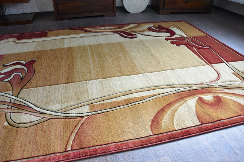 Koberec heat-set KIWI 3763 l.beige/rose