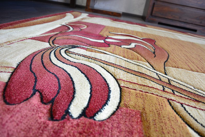 Koberec heat-set KIWI 3763 l.beige/rose