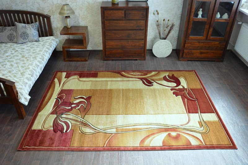 Koberec heat-set KIWI 3763 l.beige/rose