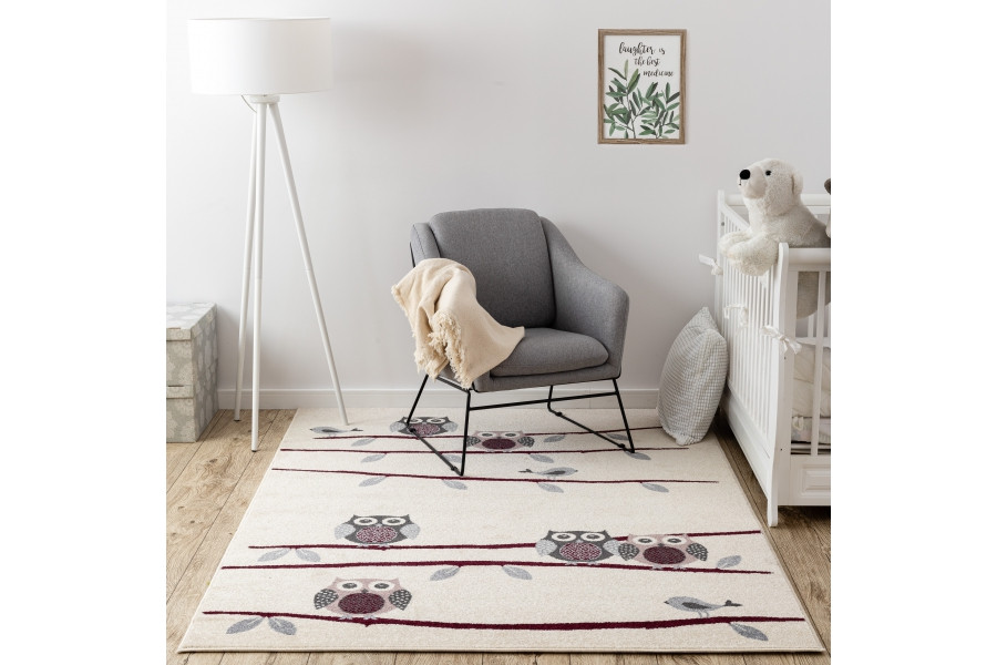 Koberec HEOS 78465 krém / bordo SOVY