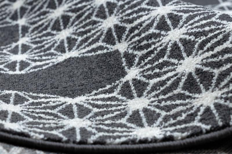 Koberec HEOS 78547 HEKSAGON PUZZLE antracyt / krém