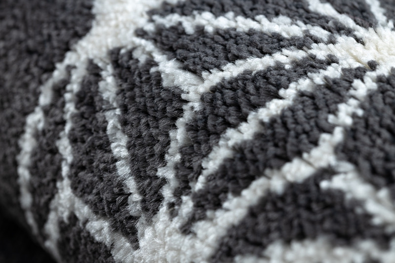 Koberec HEOS 78547 HEKSAGON PUZZLE antracyt / krém