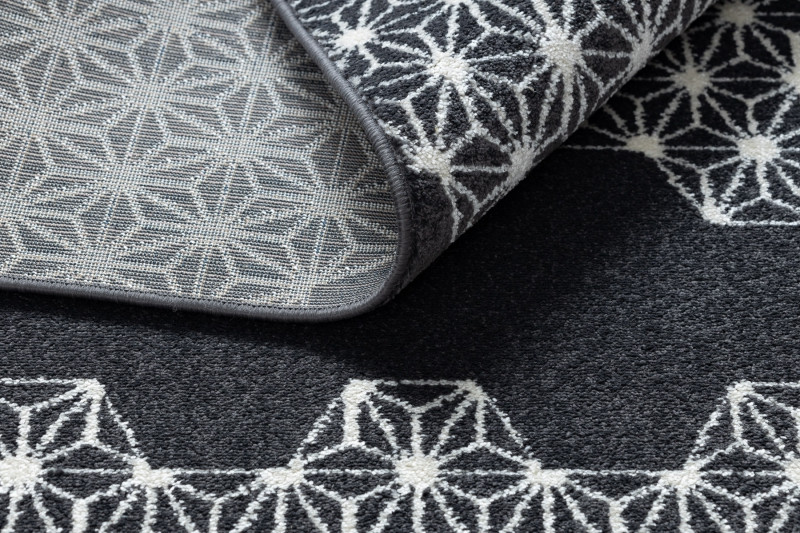 Koberec HEOS 78547 HEKSAGON PUZZLE antracyt / krém