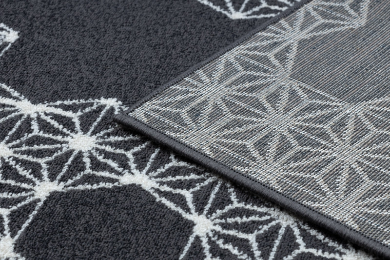 Koberec HEOS 78547 HEKSAGON PUZZLE antracyt / krém