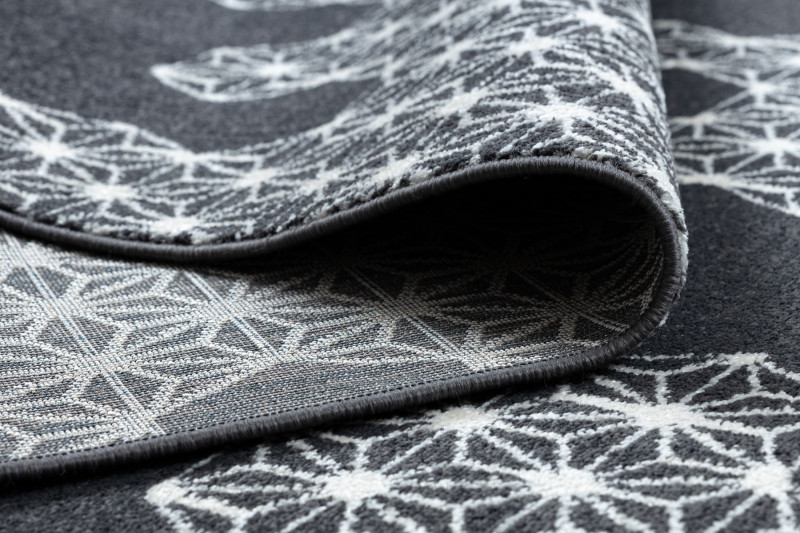 Koberec HEOS 78547 HEKSAGON PUZZLE antracyt / krém