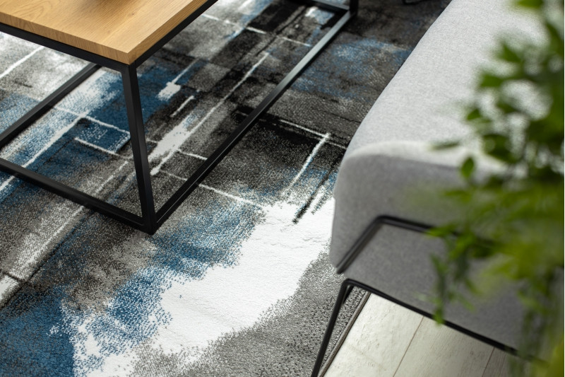 Koberec INTERO ART 3D Abstrakce nebeský