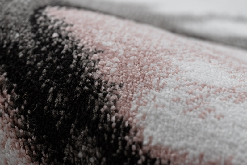 Koberec INTERO PHONO 3D Čtverce růžový