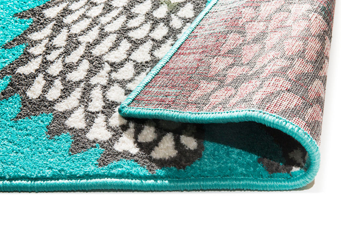 Koberec JEŽCI tyrkysový